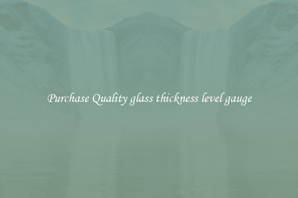 Purchase Quality glass thickness level gauge