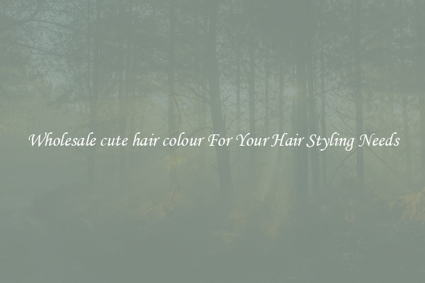 Wholesale cute hair colour For Your Hair Styling Needs