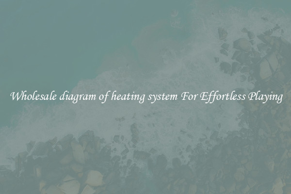Wholesale diagram of heating system For Effortless Playing