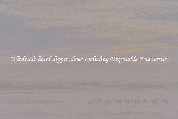 Wholesale hotel slipper shoes Including Disposable Accessories 