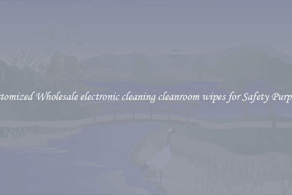 Customized Wholesale electronic cleaning cleanroom wipes for Safety Purposes