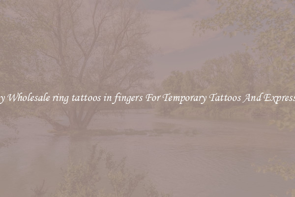 Buy Wholesale ring tattoos in fingers For Temporary Tattoos And Expression