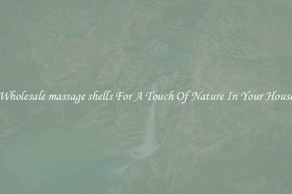 Wholesale massage shells For A Touch Of Nature In Your House