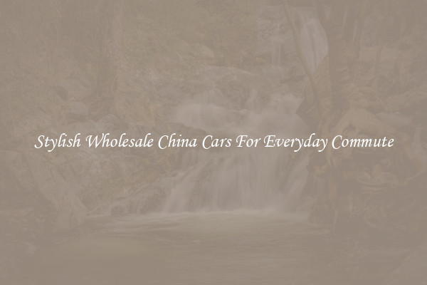 Stylish Wholesale China Cars For Everyday Commute