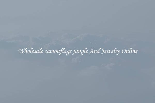 Wholesale camouflage jungle And Jewelry Online