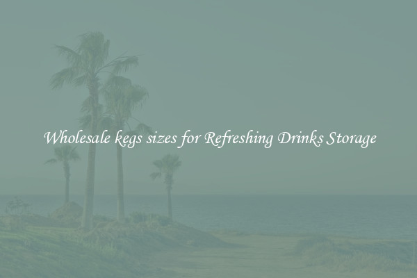 Wholesale kegs sizes for Refreshing Drinks Storage